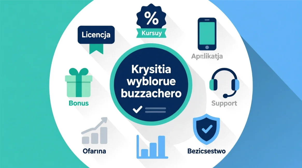 Siedem najważniejszych kryteriów wyboru najlepszego bukmachera w Polsce - infografika