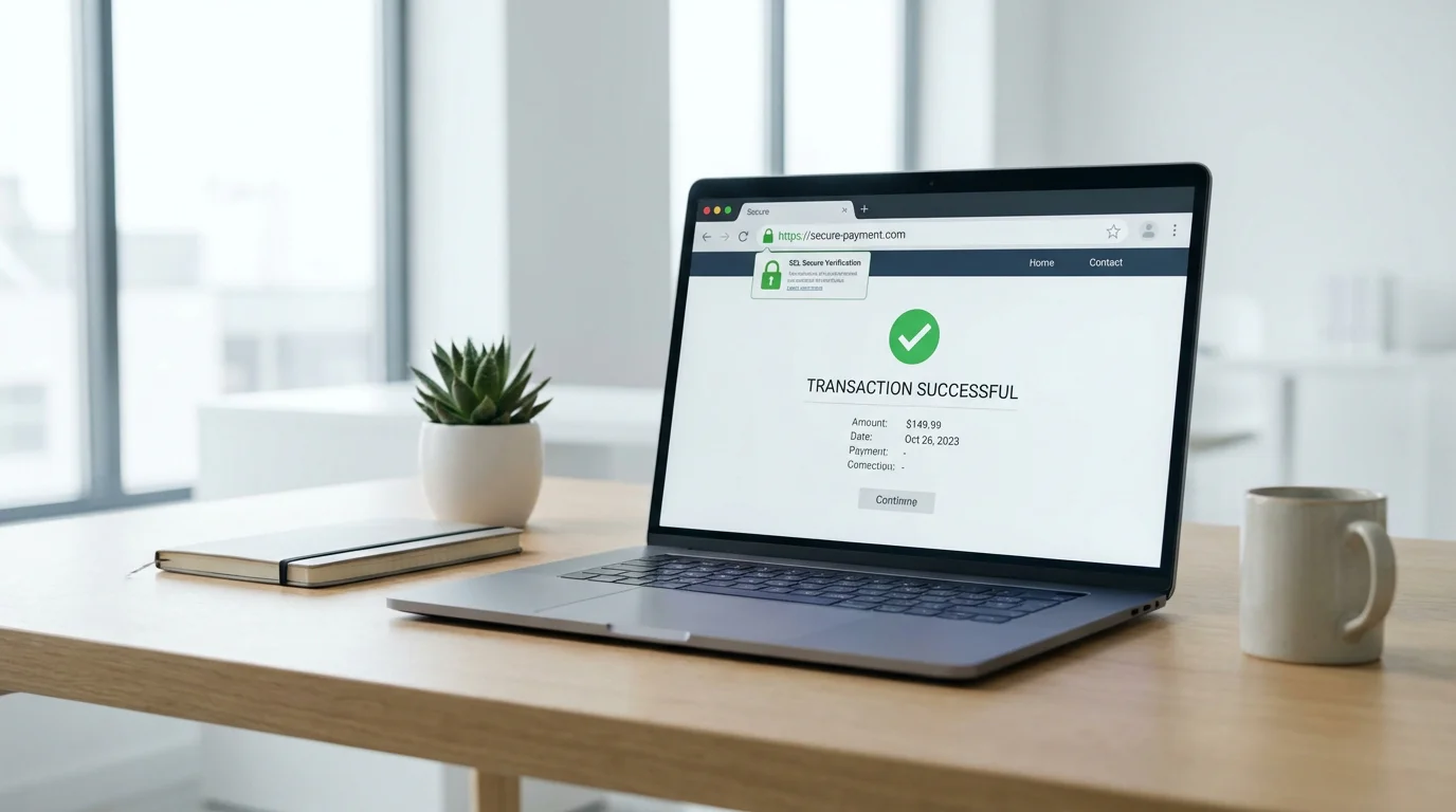 Bezpieczne transakcje online z symbolem kłódki